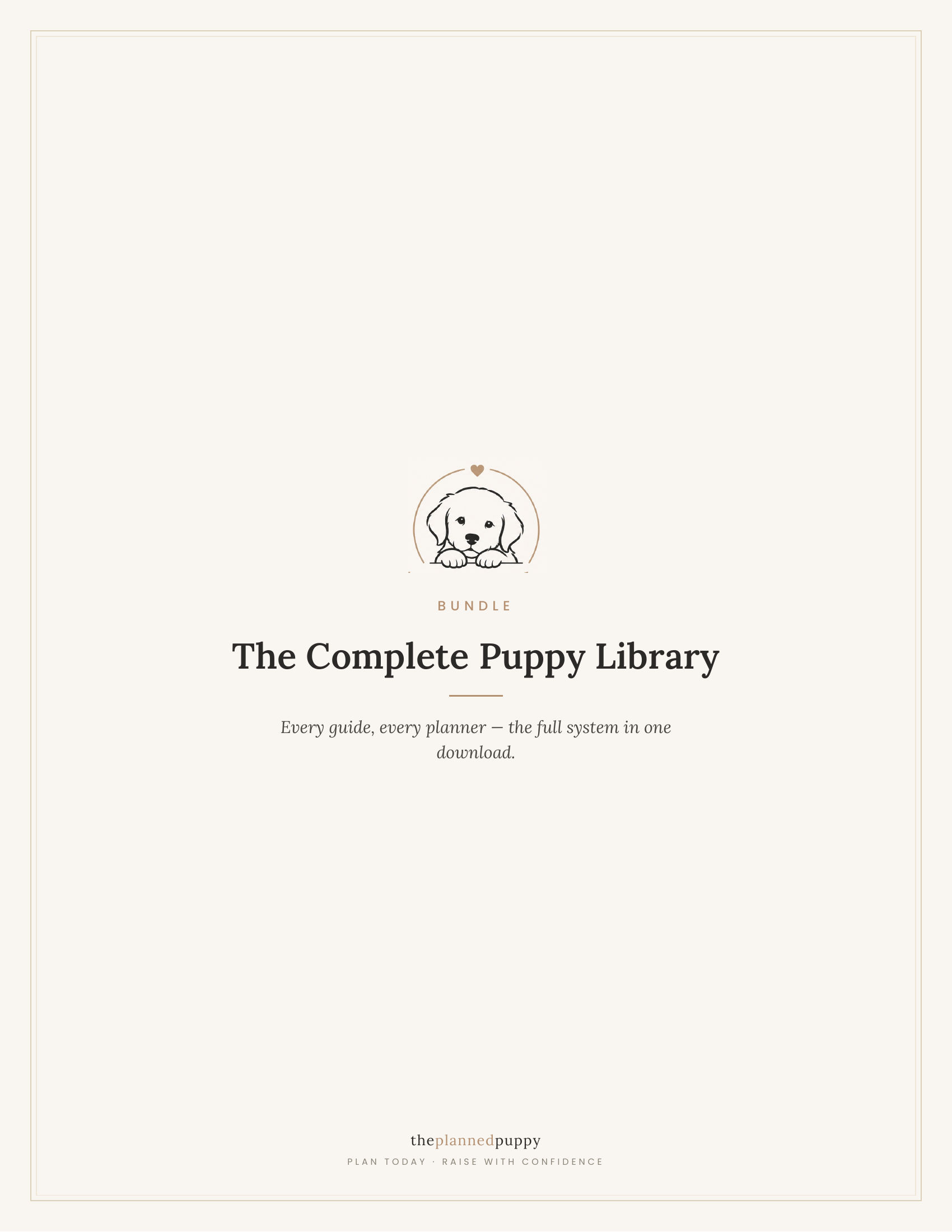 The Complete Puppy Library
