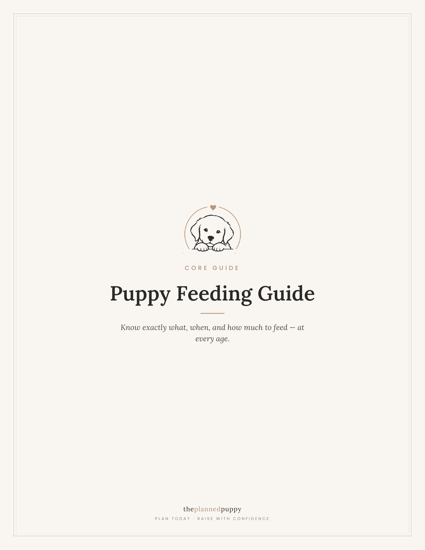 Puppy Feeding Guide