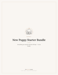 New Puppy Starter Bundle