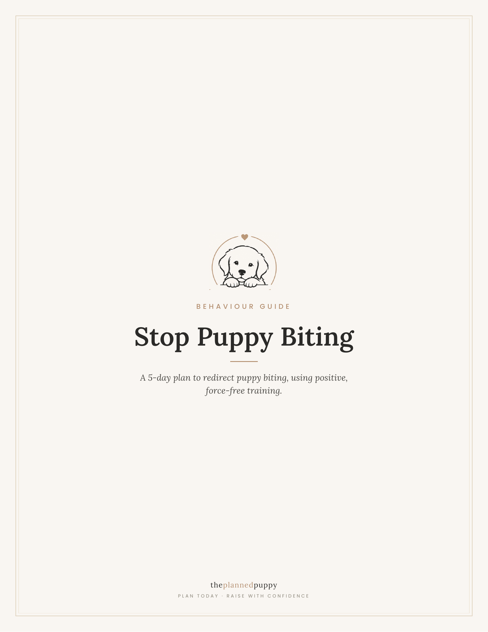 Stop Puppy Biting