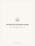Vet Record & Vaccination Tracker